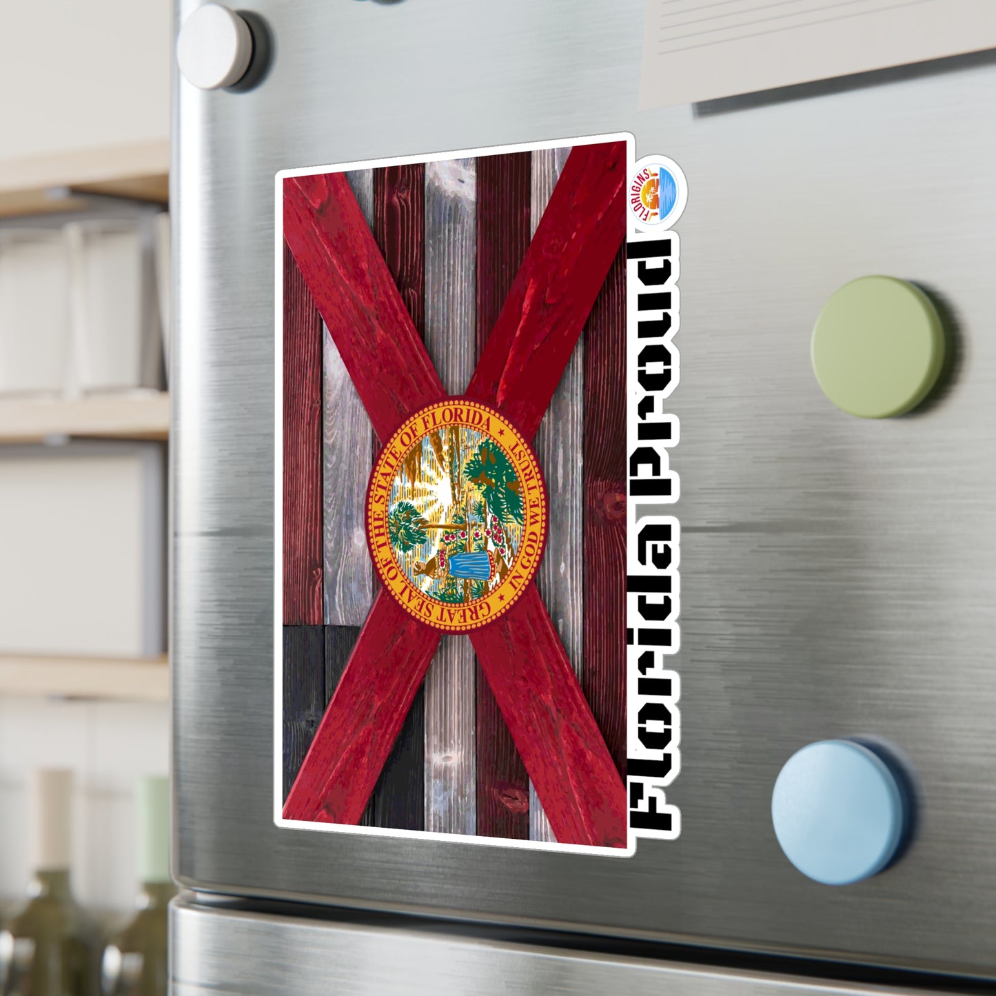 Florida Proud Vinyl Decals for Window/Laptop/Cooler/Tumbler