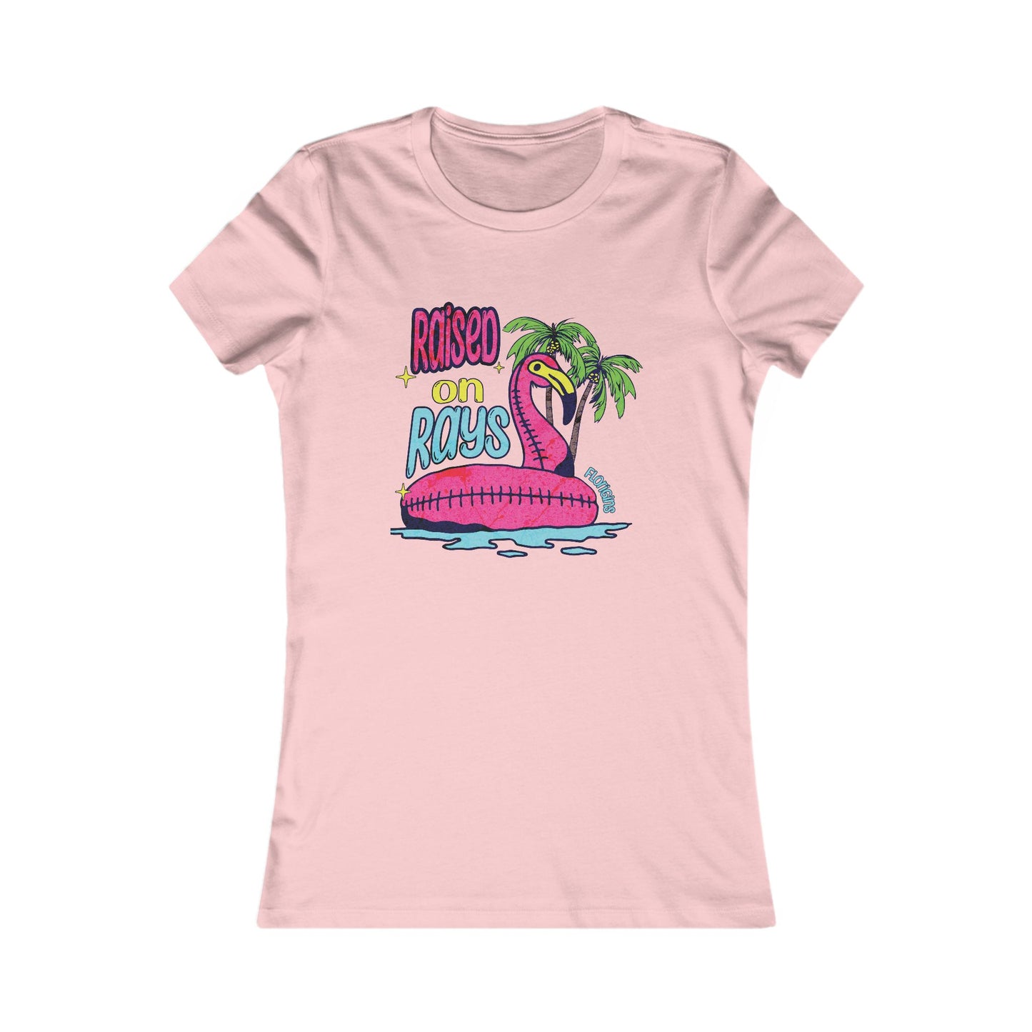 Raised on Rays Fitted Tee