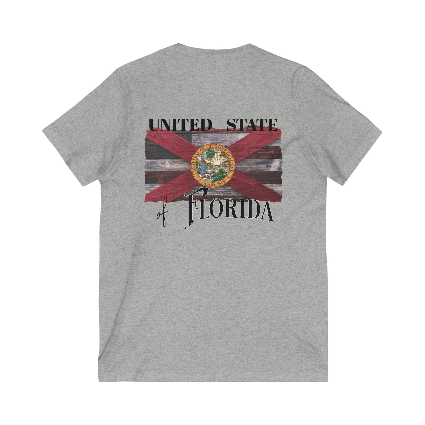 United State of Florida V-Neck Tee