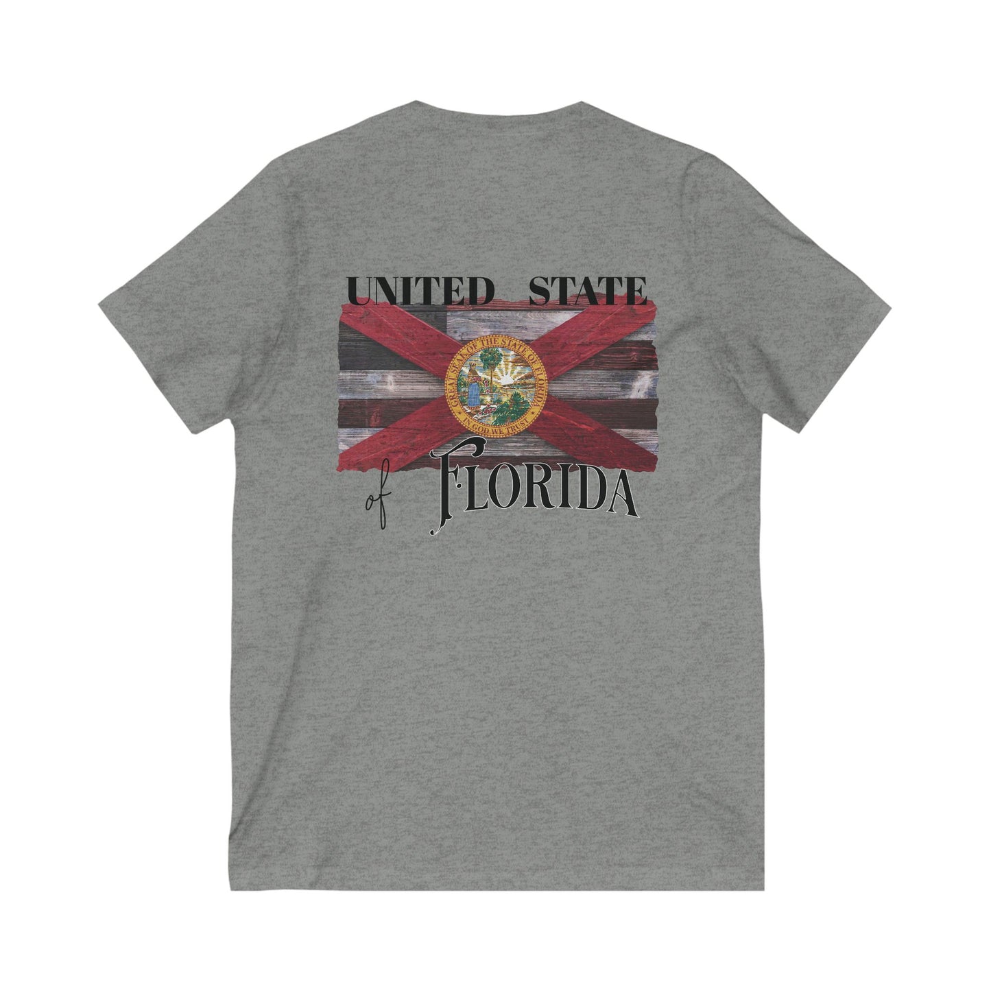 United State of Florida V-Neck Tee