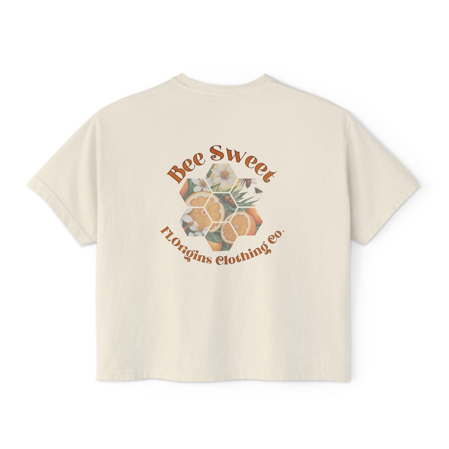 Bee Sweet Cropped Boxy Tee