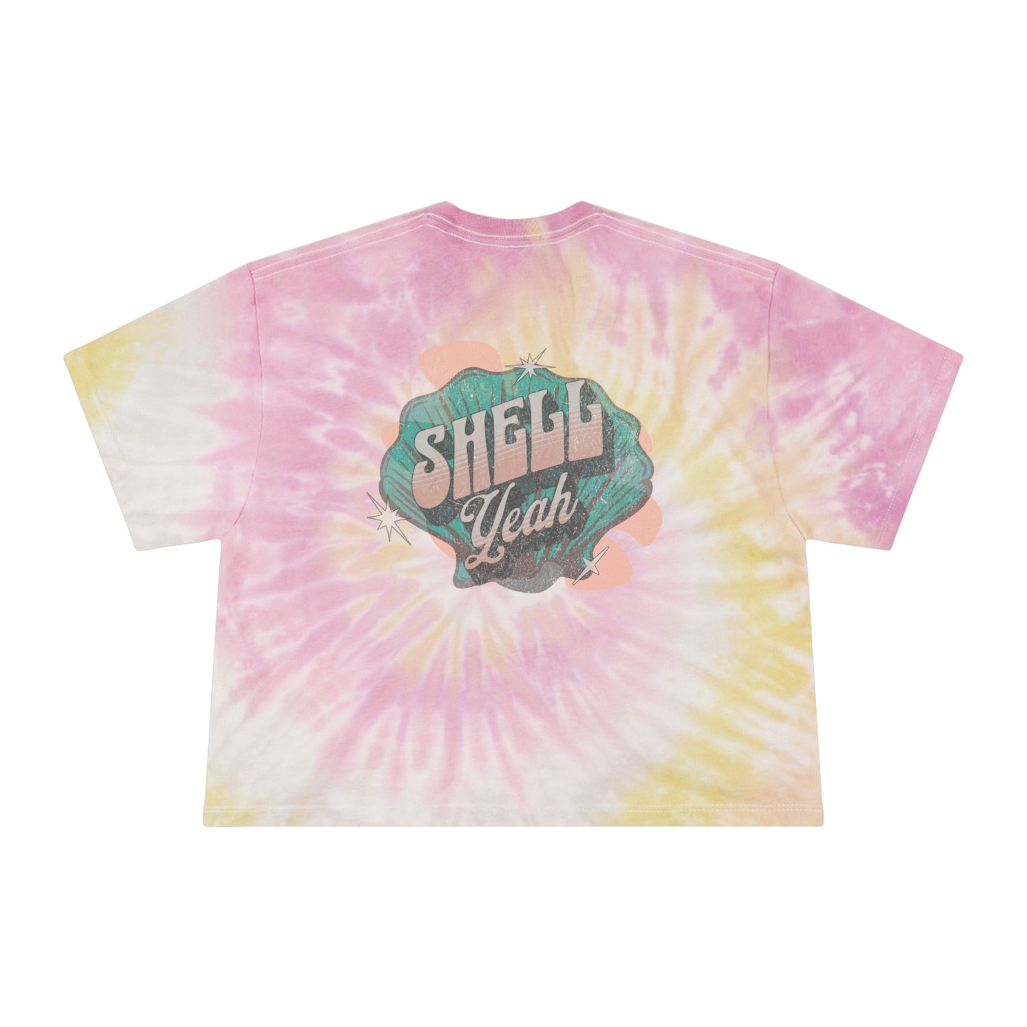 Shell Yeah Women's Tie-Dye Crop Tee
