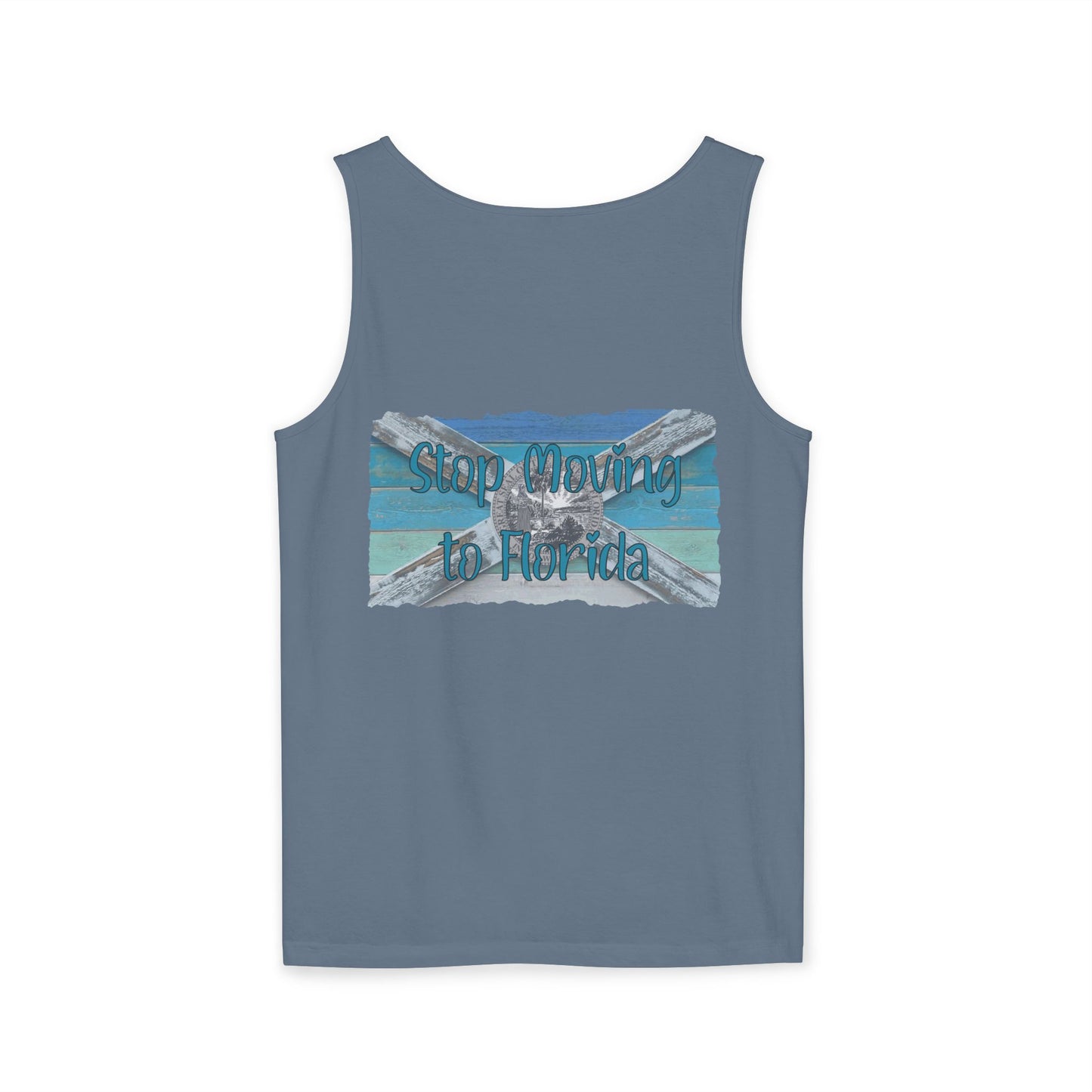 Stop Moving to Florida Relaxed-Fit Tank
