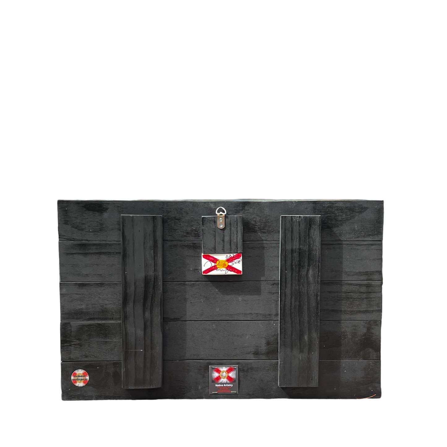 Tomahawk Solid Wood Florida Flag
