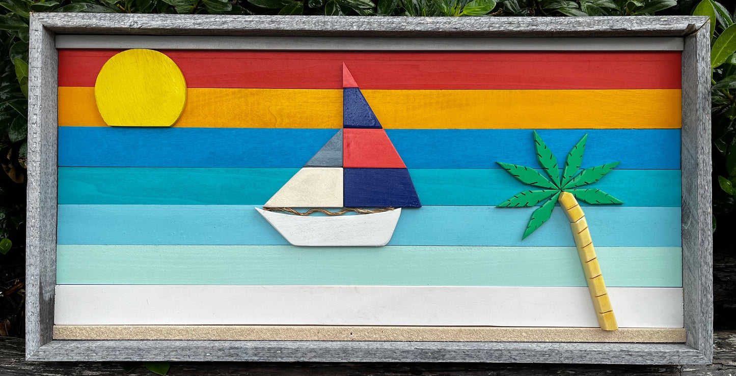 Sunset Sail Tote Bag