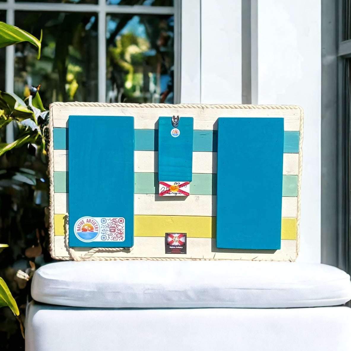 Islander Solid Wood Florida Flag