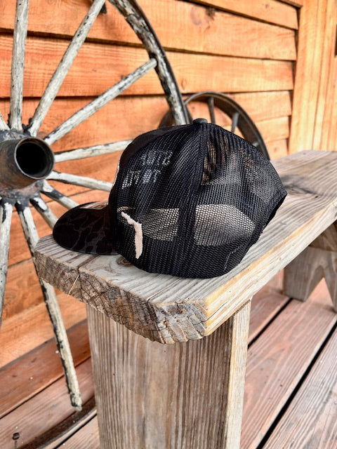 Stop Moving to Florida Trucker – Black Duck Camo 🦆🖤🌴