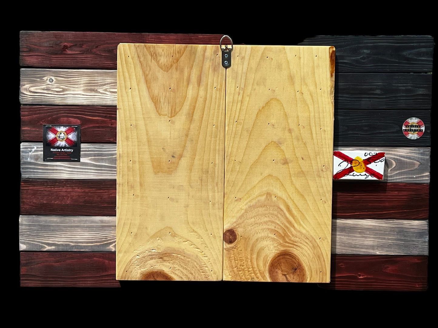 'Merica Solid Wood American Flag - Native Artistry