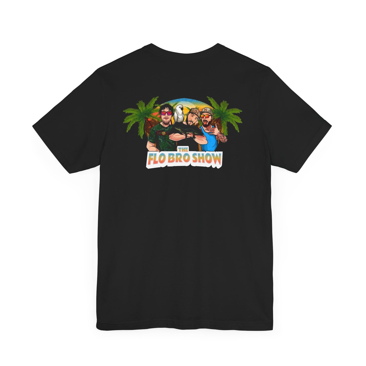 The FloBro Show Official Logo Lightweight Tee (Front and Back Design)