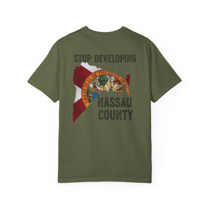 Stop Developing Nassau County Tee