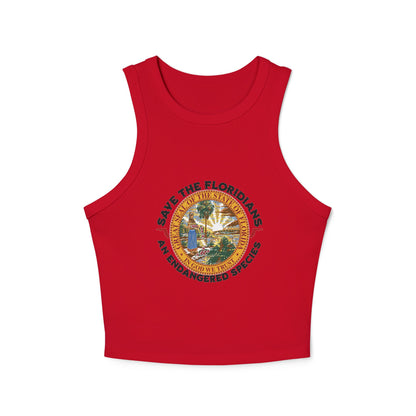 Save the Floridians Fitted Crop Tank
