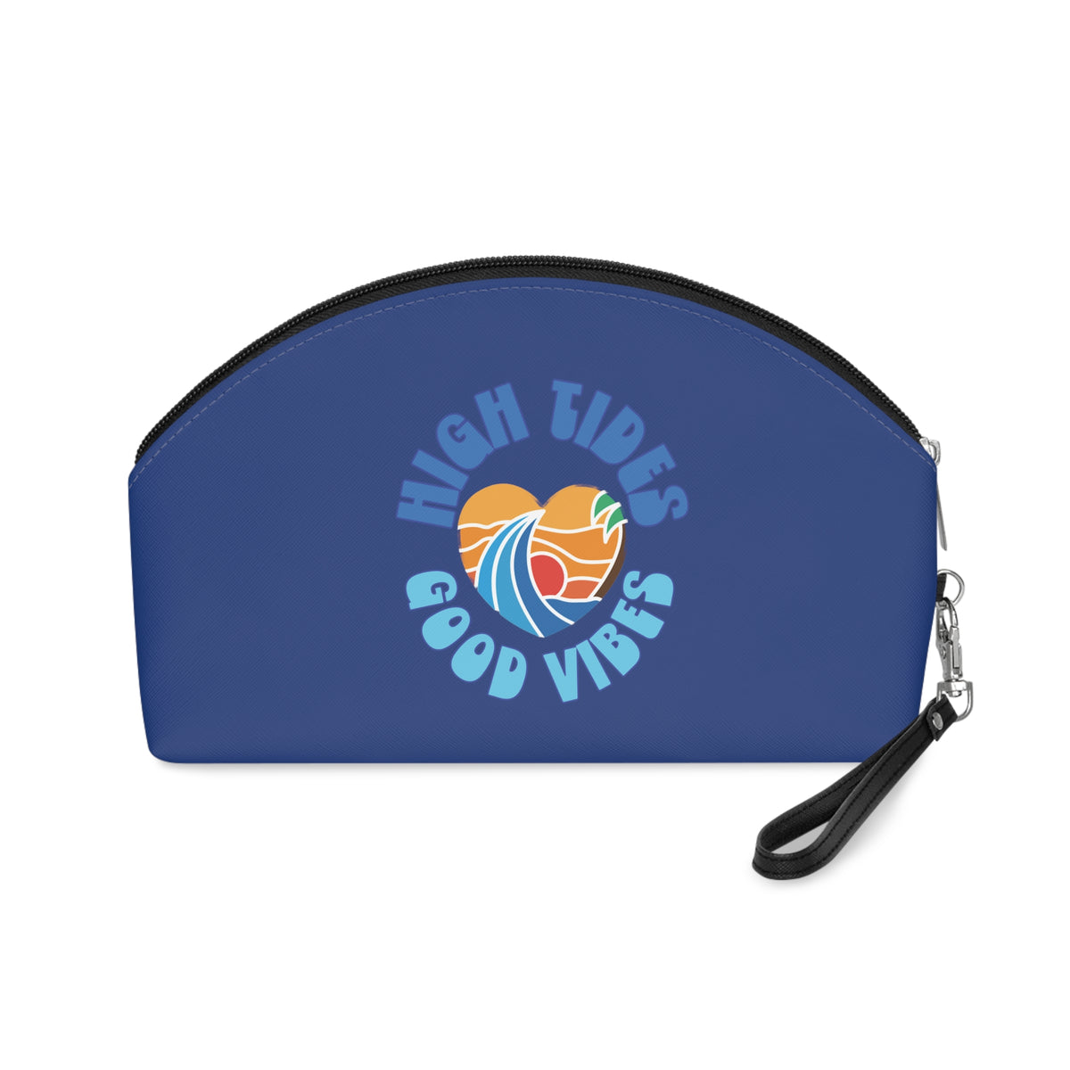 High Tides Good Vibes Vegan Leather Pouch