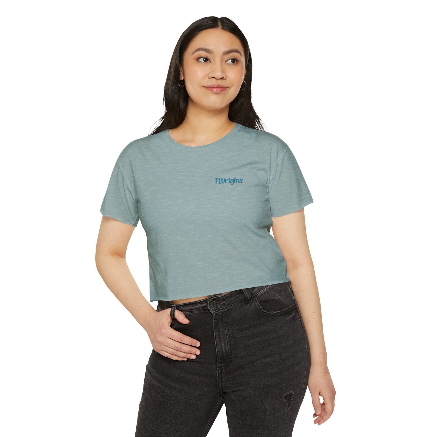 Stop Moving to Florida Crop Tee