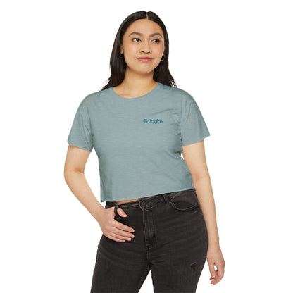 Stop Moving to Florida Crop Tee