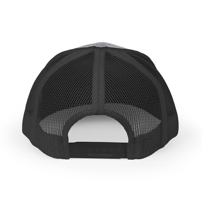 Stop Moving to Florida Embroidered Trucker (Black Text)
