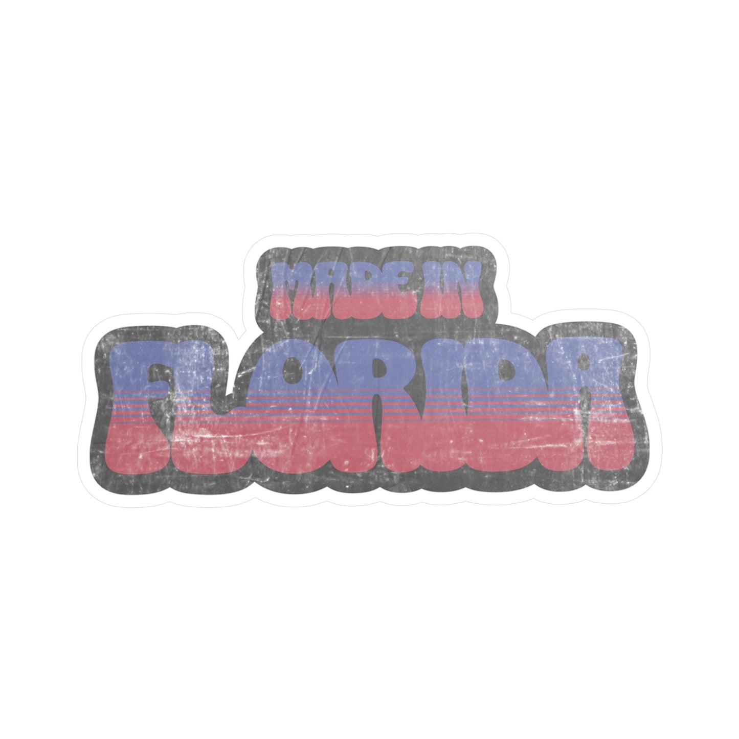 Made in Florida Vinyl Decal - Sundown Sherbet