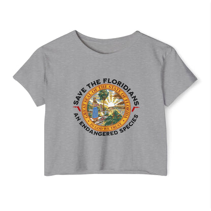 Save the Floridians Crop Tee