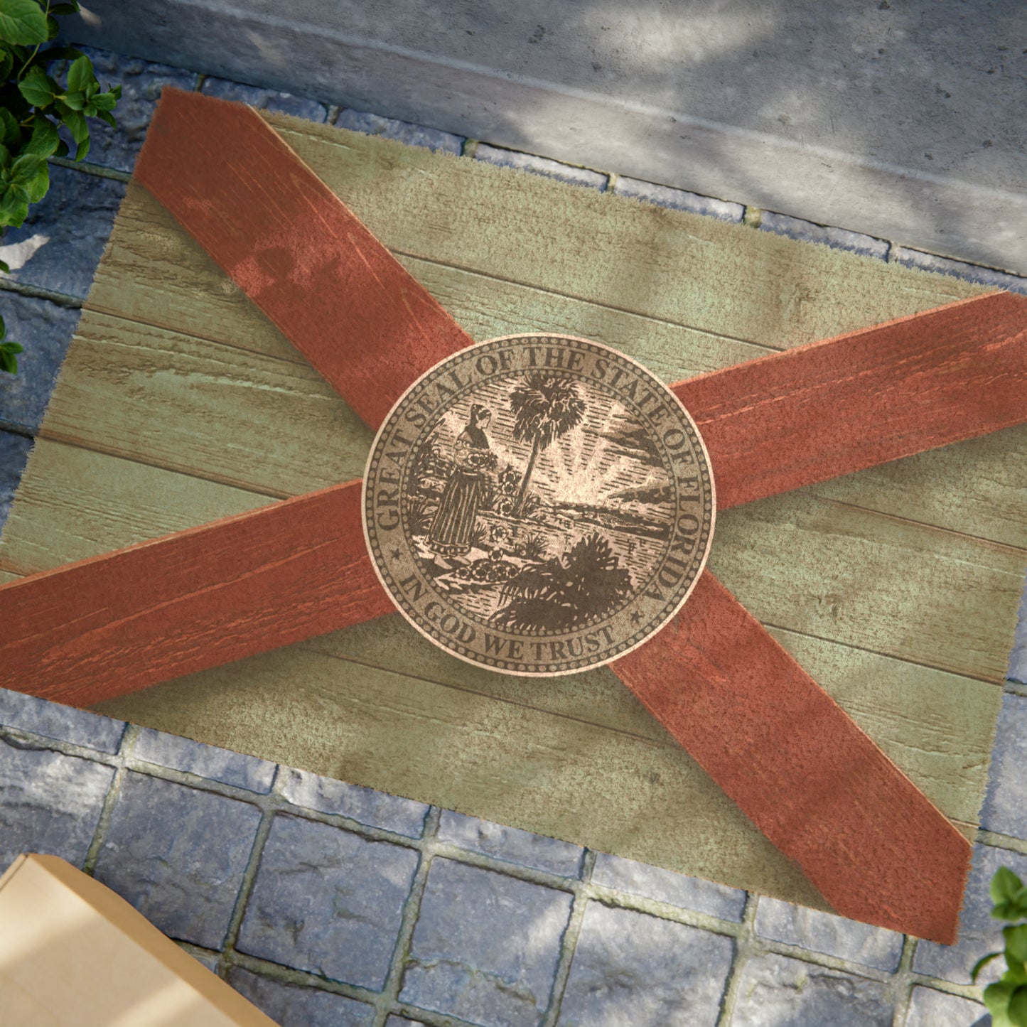 TropicGal Natural Coconut Fiber Outdoor Doormat