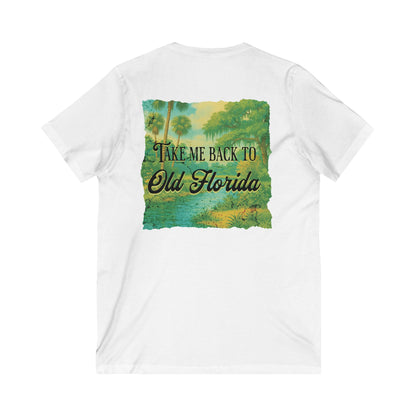 Take Me Back to Old Florida V-Neck Tee