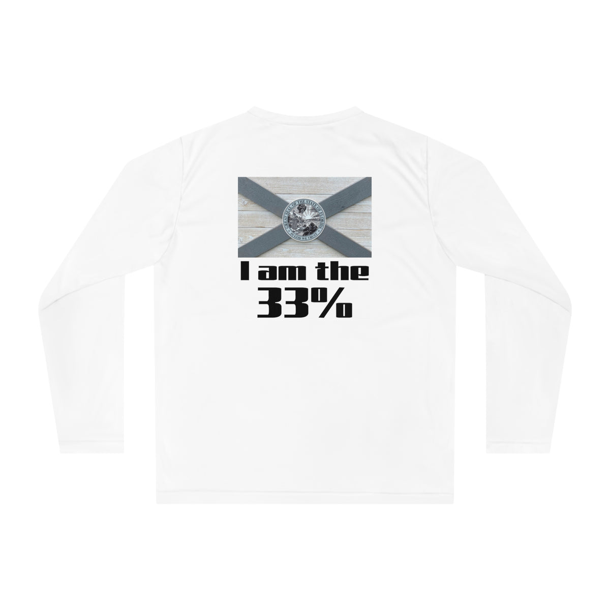 I Am the 33% Men's UPF 40+ Long Sleeve Shirt