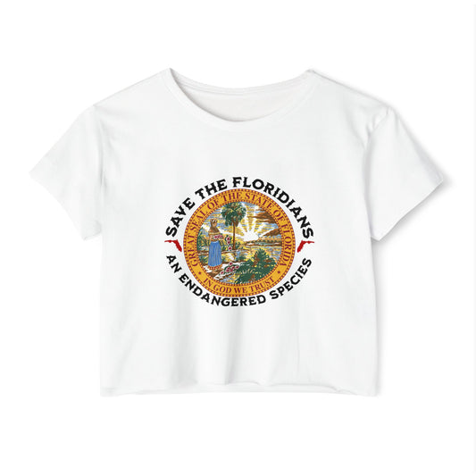 Save the Floridians Crop Tee