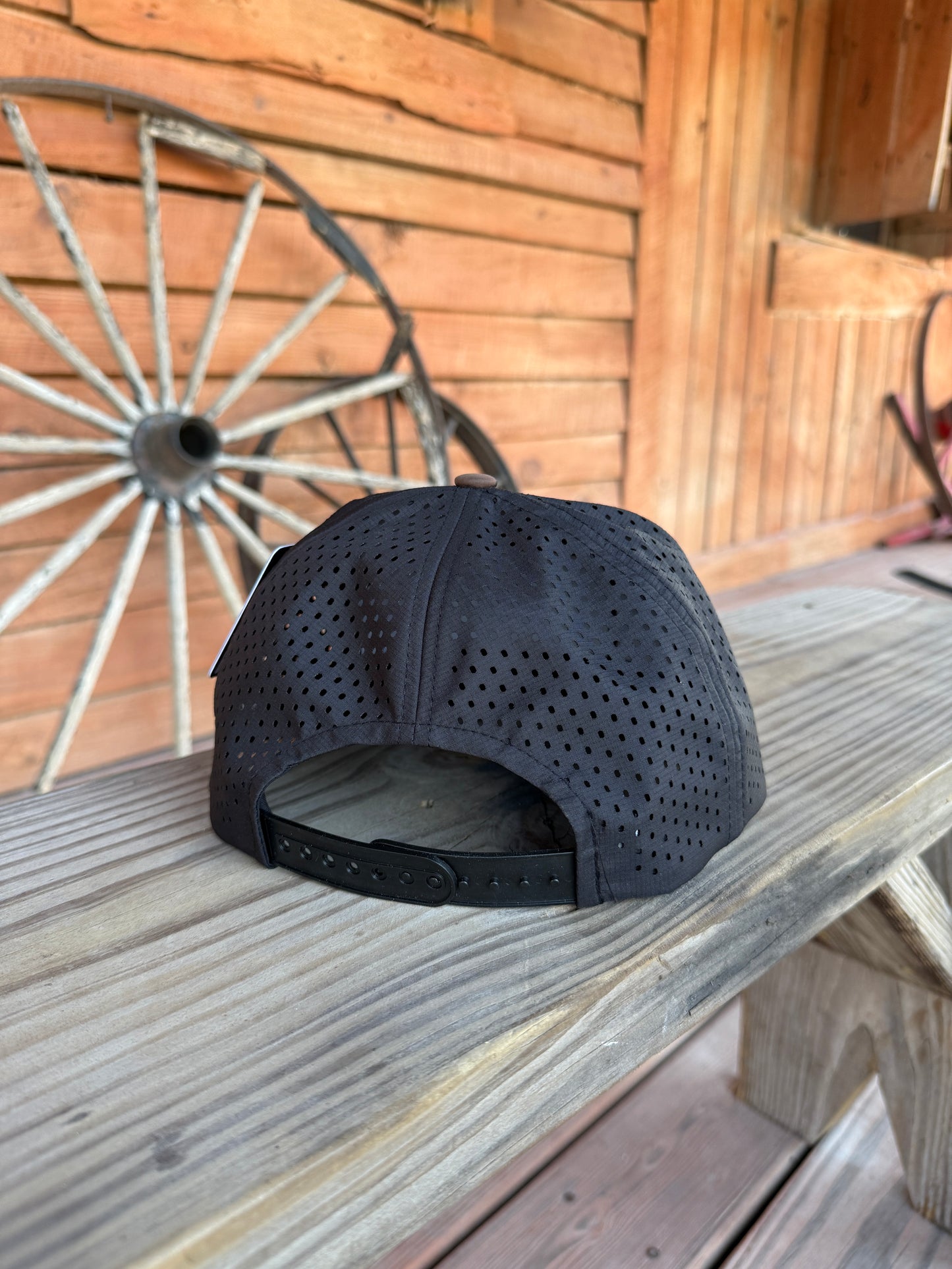 BFE Dark Brown Camo 7 Panel Snapback 🐊⚡🧢