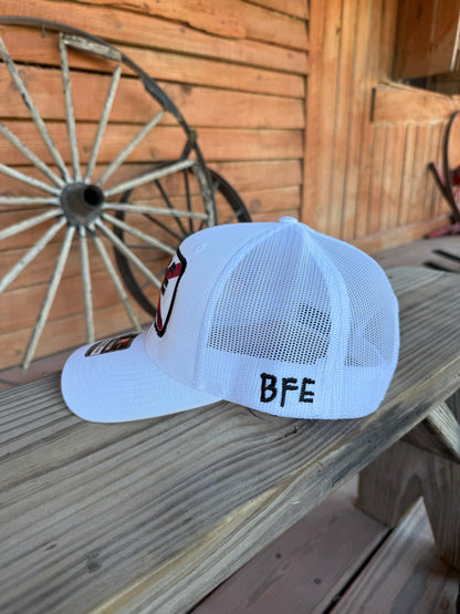 BFE Solid White Trucker 🧢⚡🌴