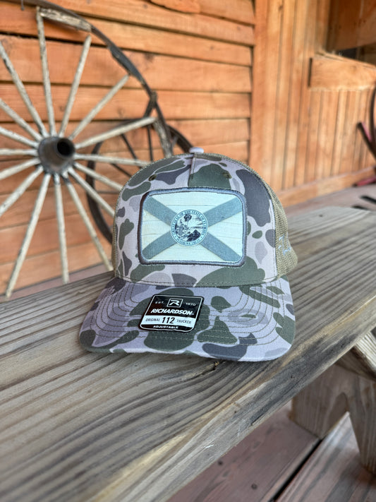 Charter Captain Trucker -  Marsh Camo/Loden