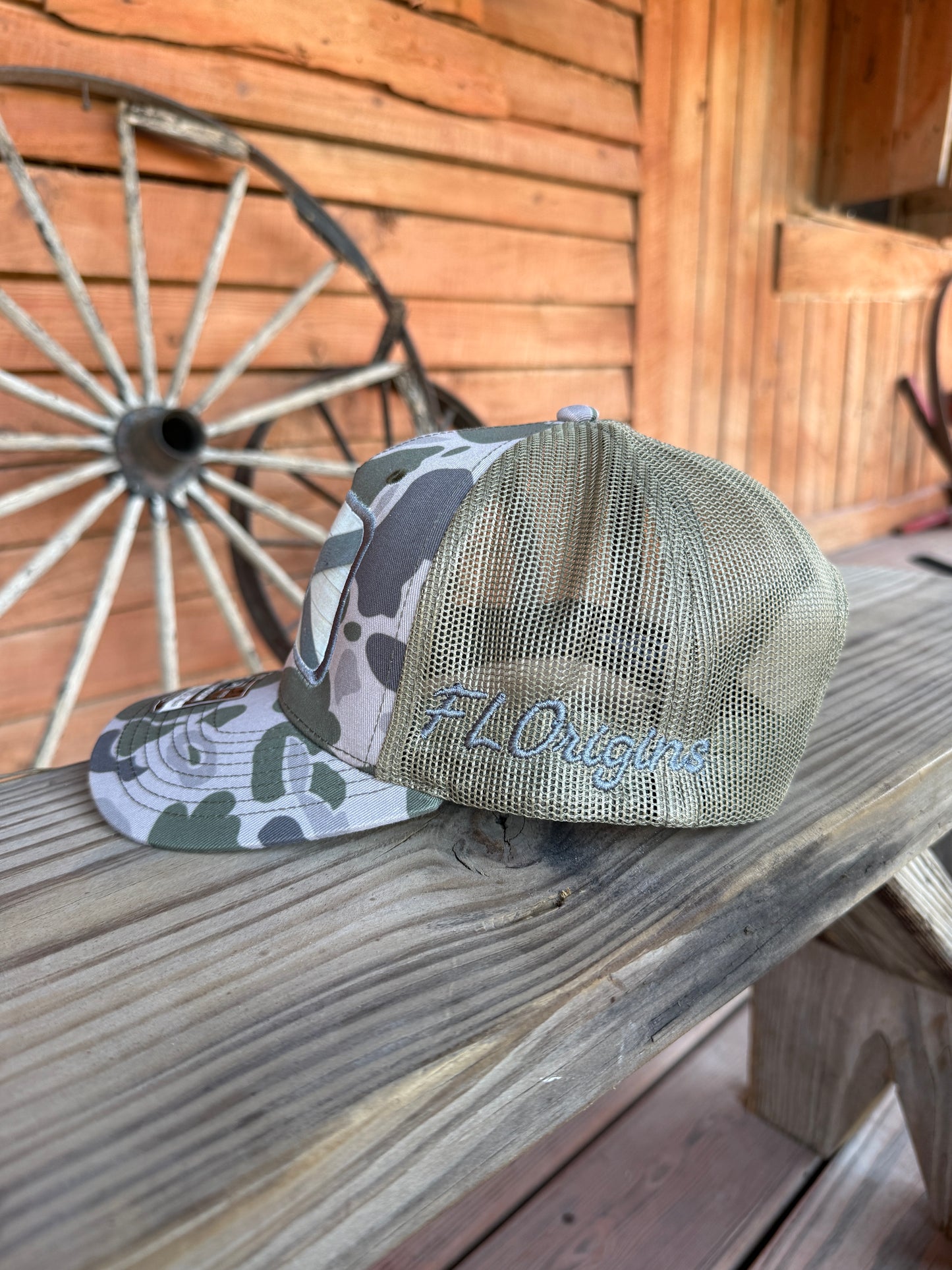Charter Captain Trucker -  Marsh Camo/Loden