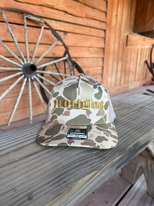 FLOrigins Harvest Duck Camo/Light Tan Trucker