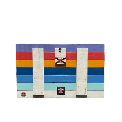 Sunshine State of Mind Solid Wood Florida Flag