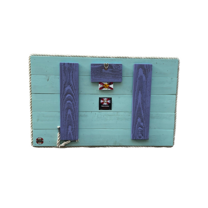 TropicGal Solid Wood Florida Flag