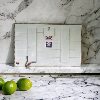 Key Lime Solid Wood Florida Flag