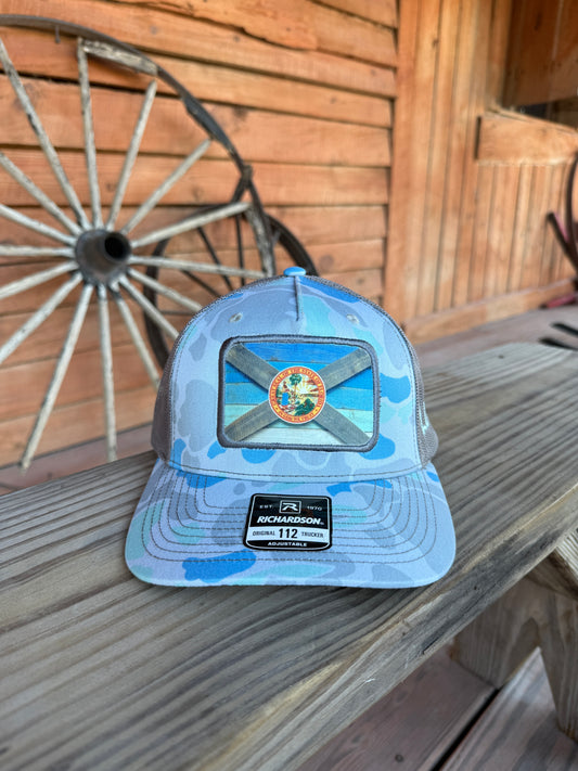 Old Salt Trucker - Saltwater Duck Camo/Charcoal🦆