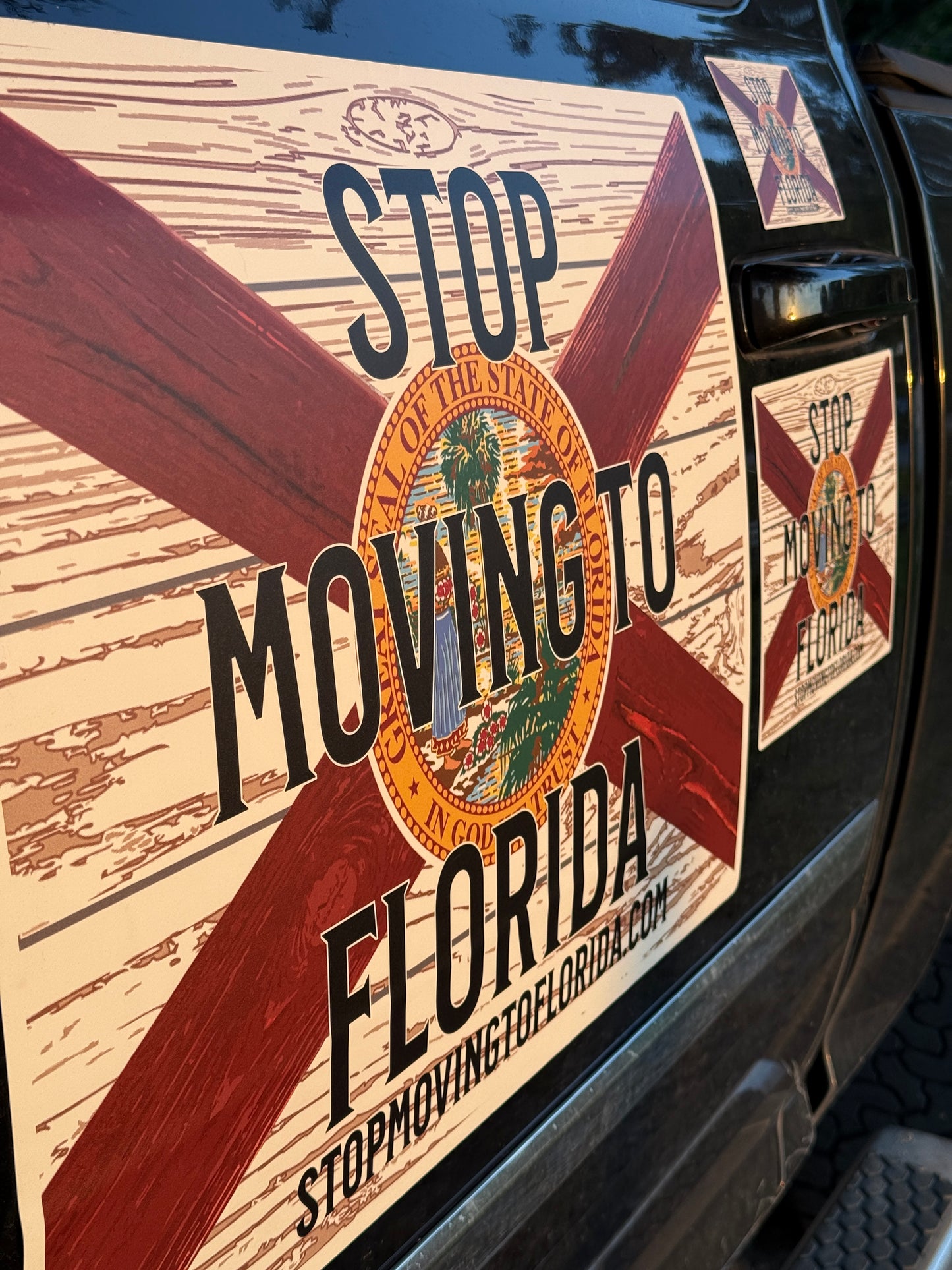 Stop Moving to Florida Vehicle Magnets 🛻🌴
