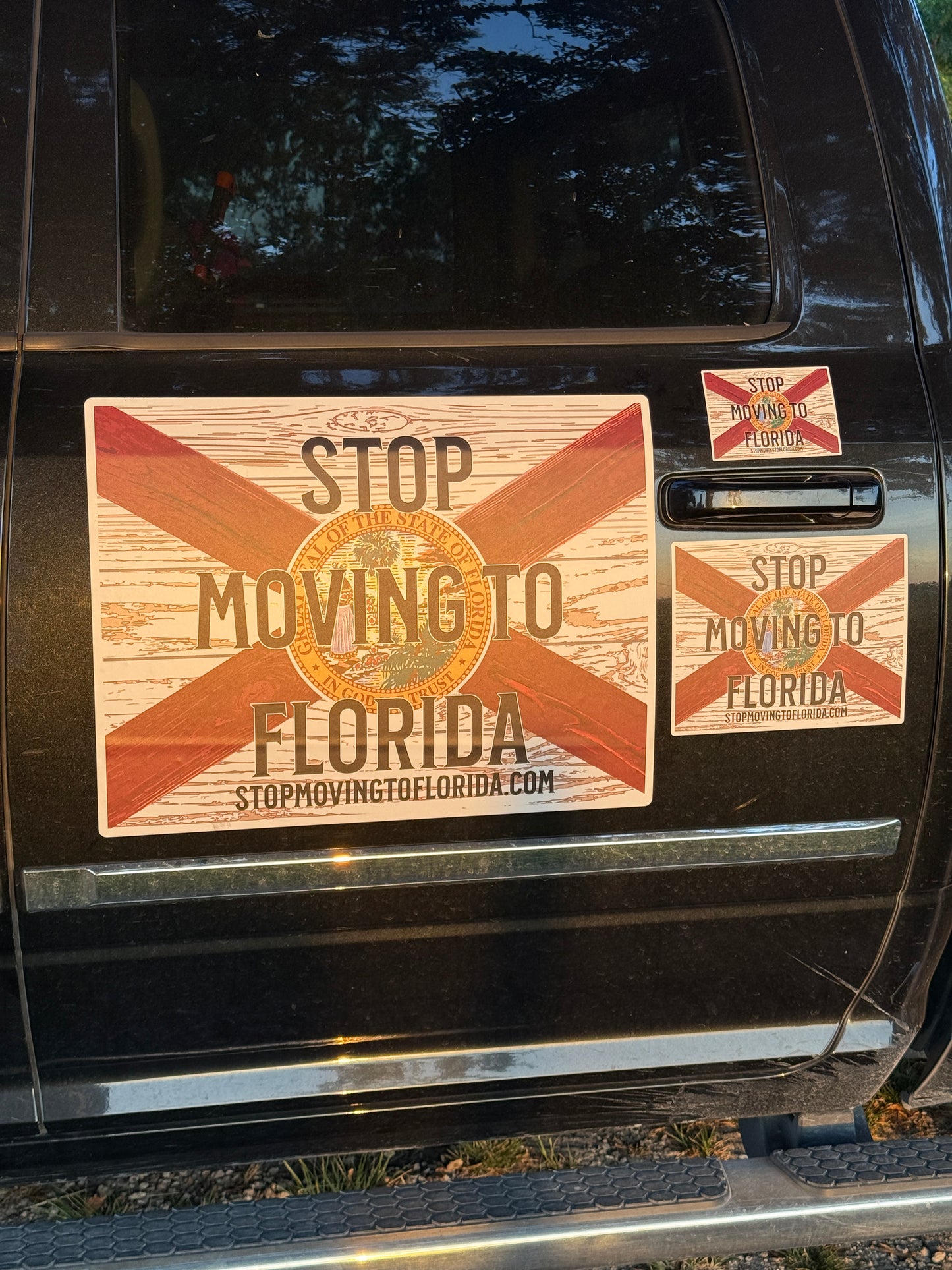 Stop Moving to Florida Vehicle Magnets 🛻🌴