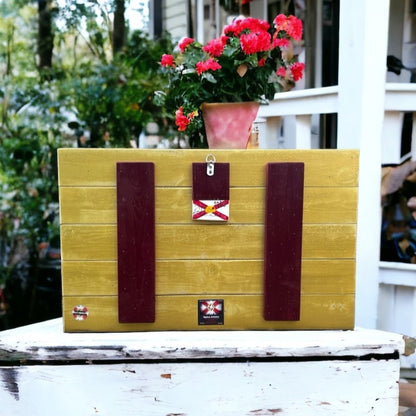 Tallahassee Solid Wood Florida Flag