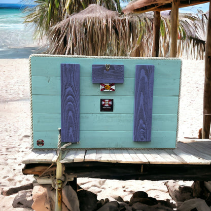 TropicGal Solid Wood Florida Flag