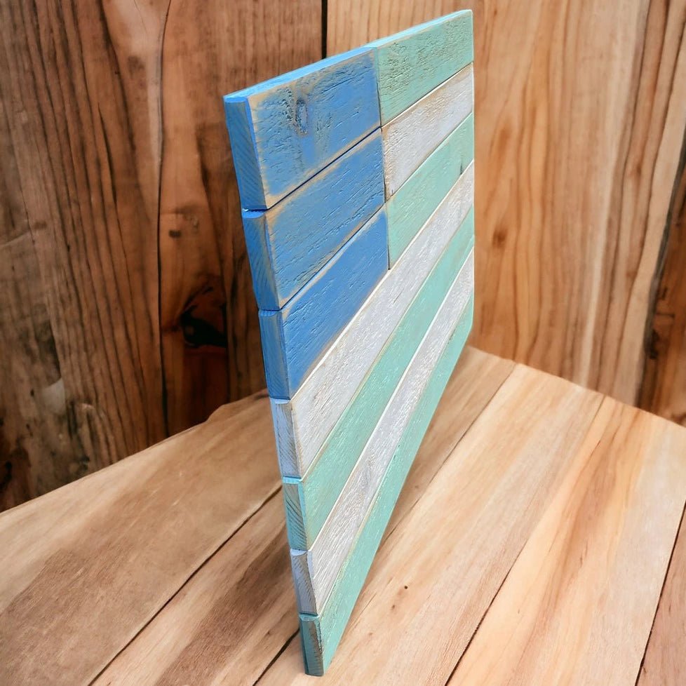 'Merica Marathon Solid Wood American Flag - Native Artistry