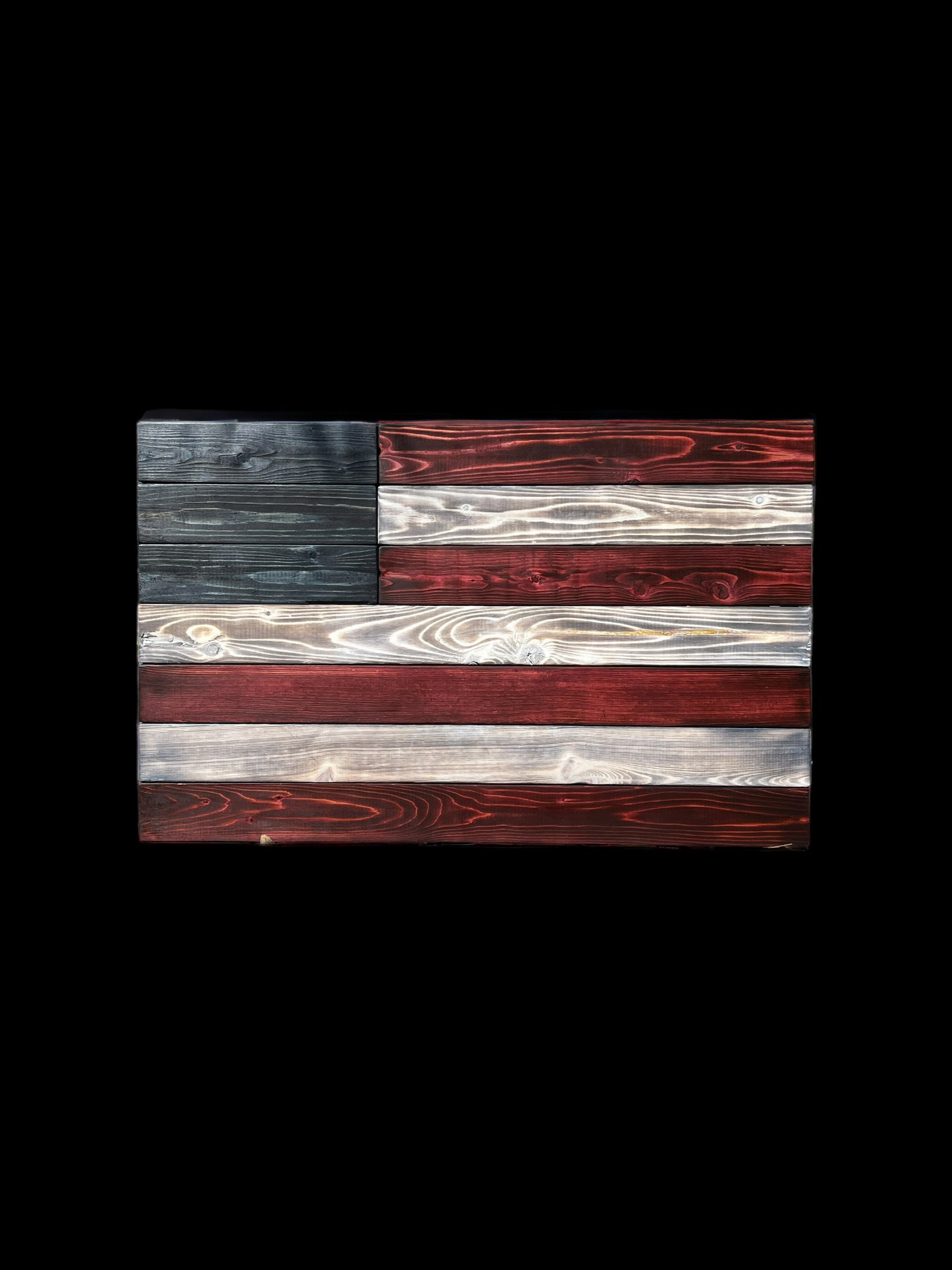'Merica Solid Wood American Flag - Native Artistry